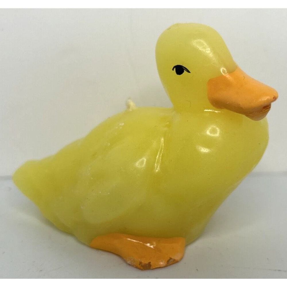 Vintage Wal Mart Springtime Duck Candle 3" SKU H332